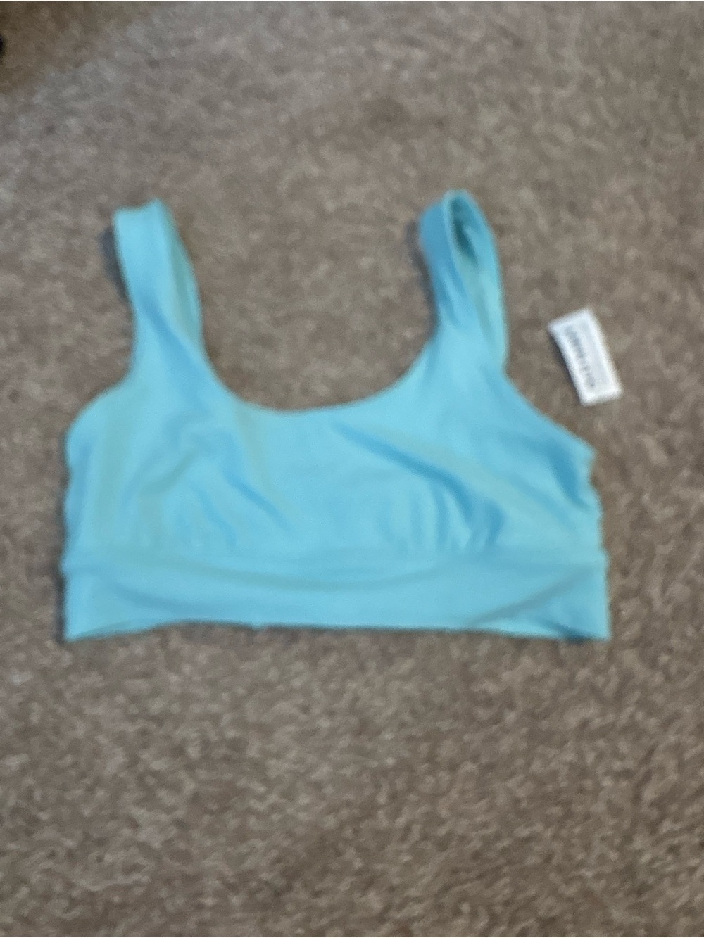 Old Navy Aqua Scoop Bralette